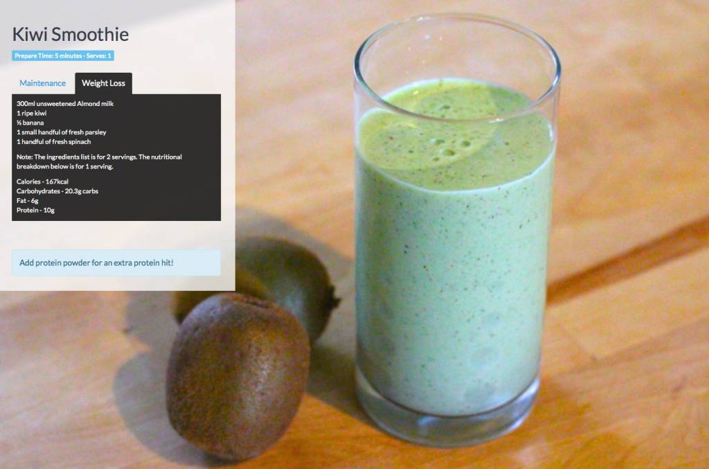 Kiwi-smoothie