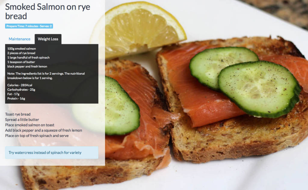 Salmon-on-rye-bread