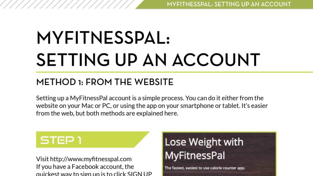MyFitnessPal Guide